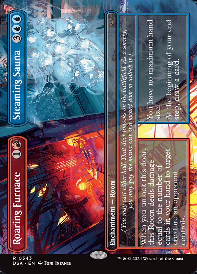 Fornalha Estrondosa / Sauna a Vapor / Roaring Furnace / Steaming Sauna - Magic: The Gathering - MoxLand