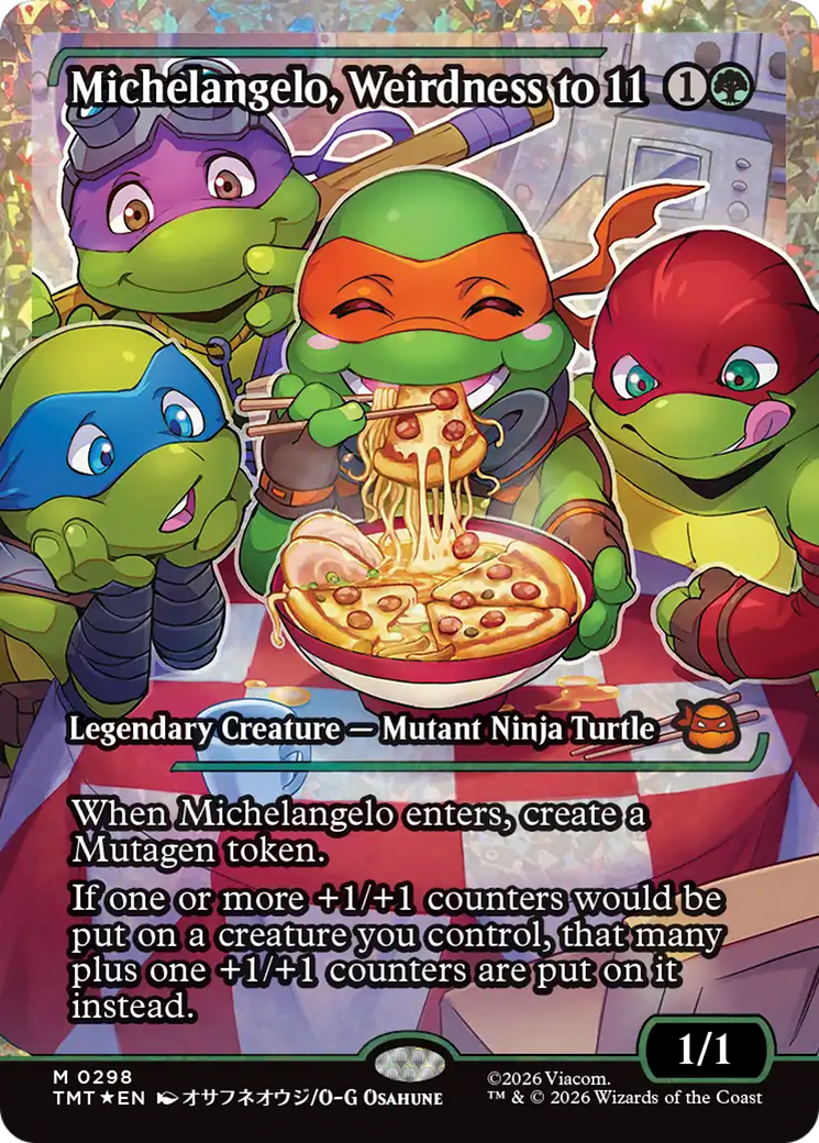 Michelangelo, Weirdness to 11 - Magic: The Gathering - MoxLand