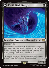 Cecil, Cavaleiro das Trevas / Cecil, Dark Knight - Magic: The Gathering - MoxLand