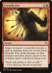 Fogo Amigo / Friendly Fire - Magic: The Gathering - MoxLand