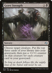 Força do Túmulo / Grave Strength - Magic: The Gathering - MoxLand