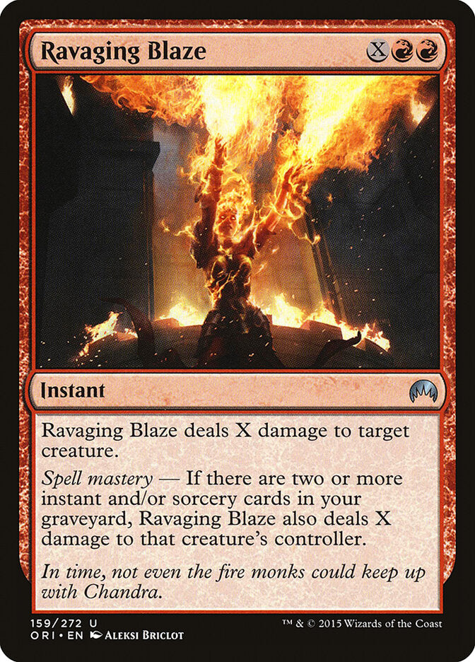 Incêndio Furioso / Ravaging Blaze - Magic: The Gathering - MoxLand