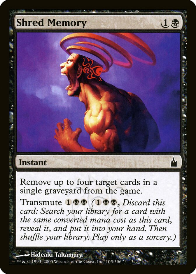 Memória Fragmentada / Shred Memory - Magic: The Gathering - MoxLand