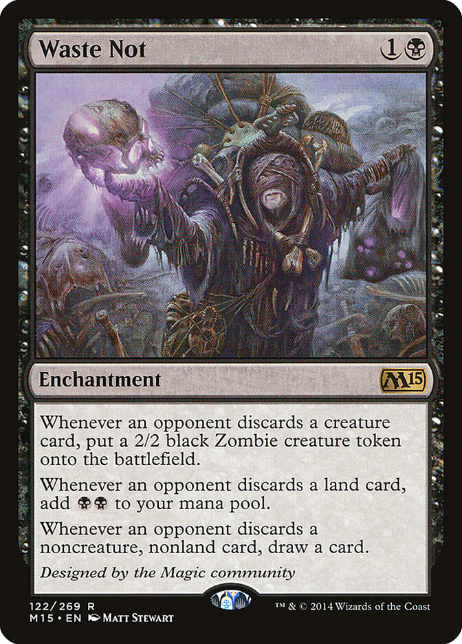 Não Desperdiçar / Waste Not - Magic: The Gathering - MoxLand