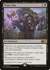 Não Desperdiçar / Waste Not - Magic: The Gathering - MoxLand