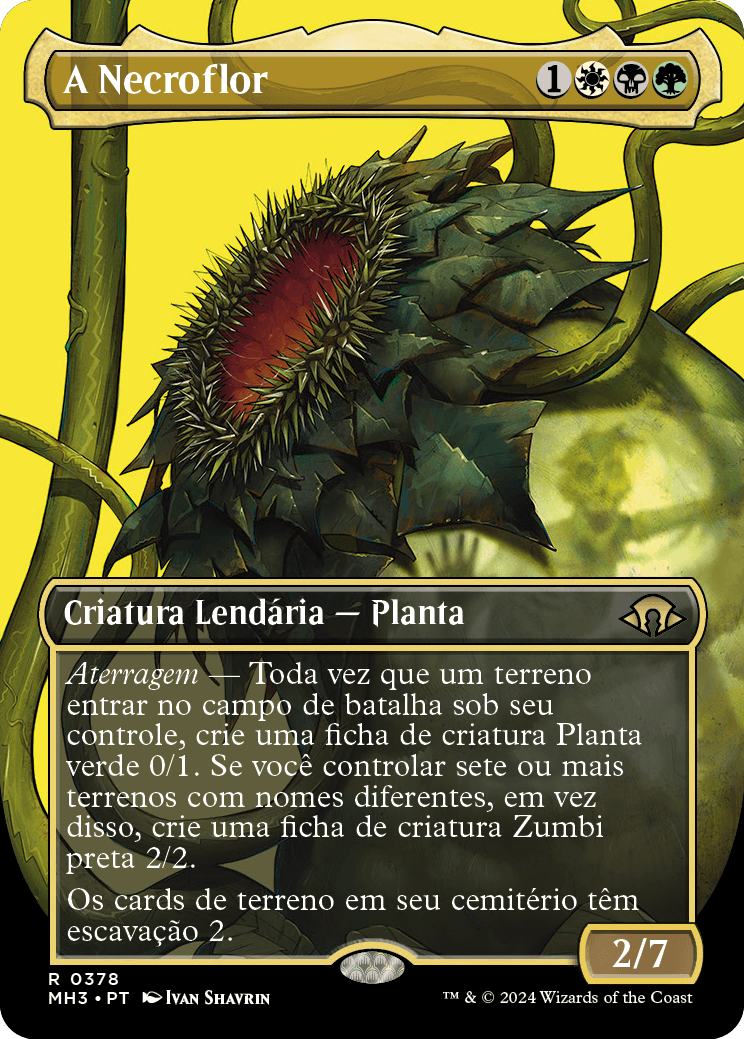 A Necroflor / The Necrobloom - Magic: The Gathering - MoxLand