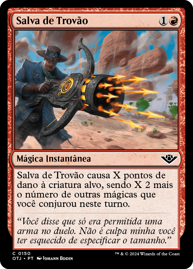 Salva de Trovão / Thunder Salvo - Magic: The Gathering - MoxLand