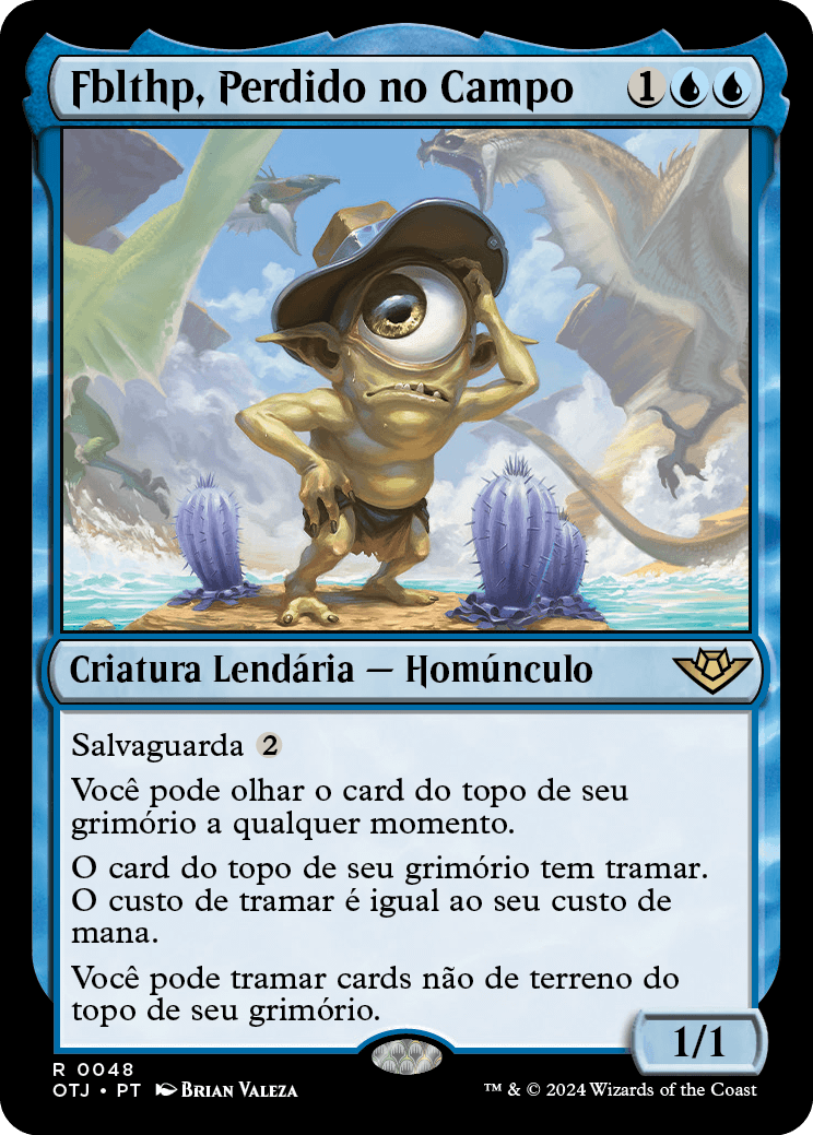 Fblthp, Perdido no Campo / Fblthp, Lost on the Range - Magic: The Gathering - MoxLand