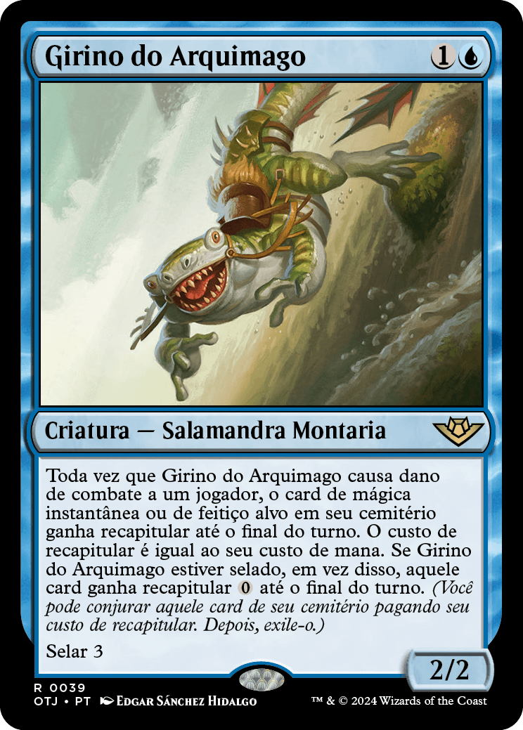 Girino do Arquimago / Archmage's Newt - Magic: The Gathering - MoxLand