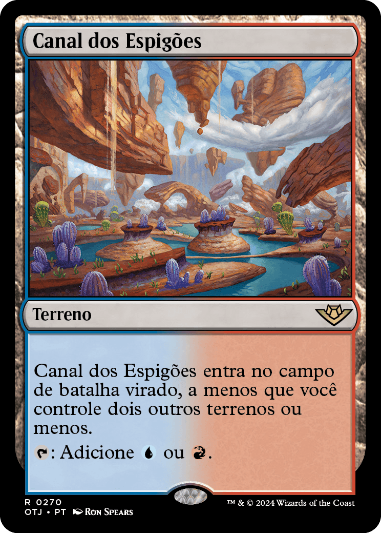 Canal dos Espigões / Spirebluff Canal - Magic: The Gathering - MoxLand