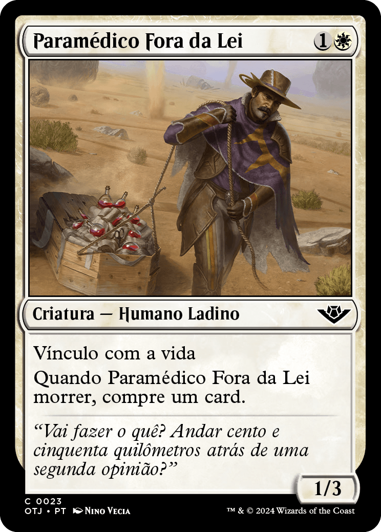 Paramédico Fora da Lei / Outlaw Medic - Magic: The Gathering - MoxLand