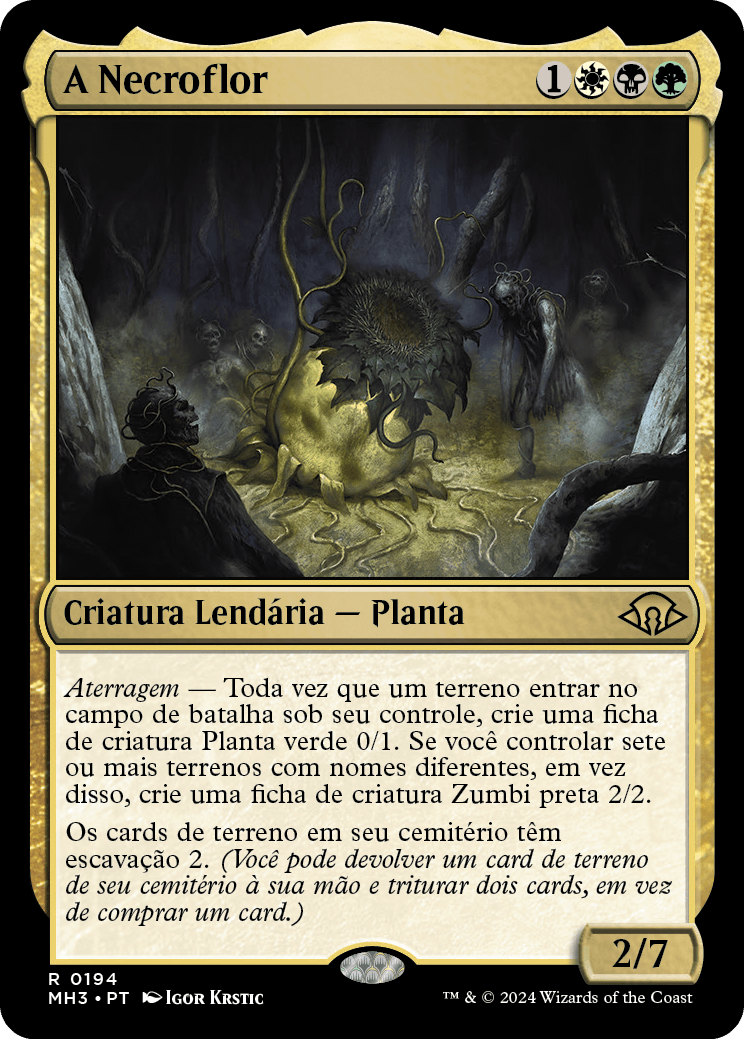 A Necroflor / The Necrobloom - Magic: The Gathering - MoxLand