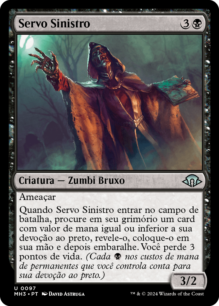 Servo Sinistro / Grim Servant - Magic: The Gathering - MoxLand