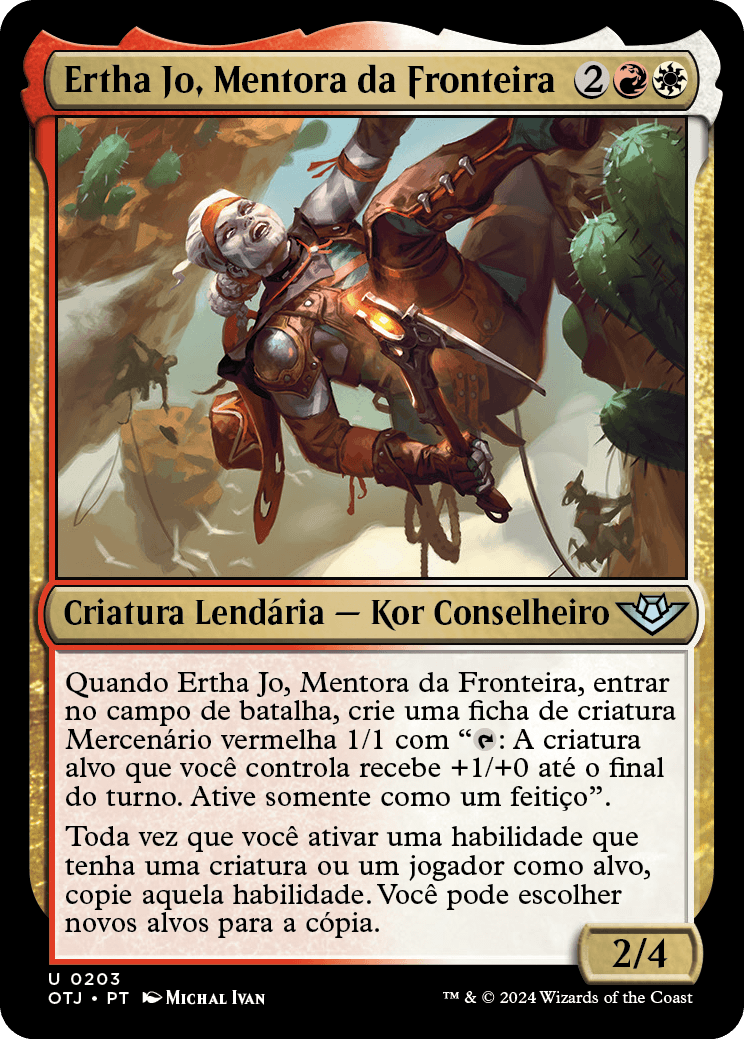 Ertha Jo, Mentora da Fronteira / Ertha Jo, Frontier Mentor - Magic: The Gathering - MoxLand