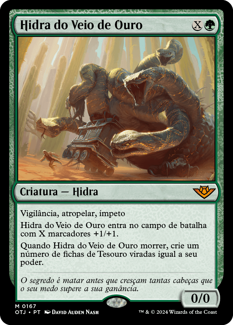 Hidra do Veio de Ouro / Goldvein Hydra - Magic: The Gathering - MoxLand