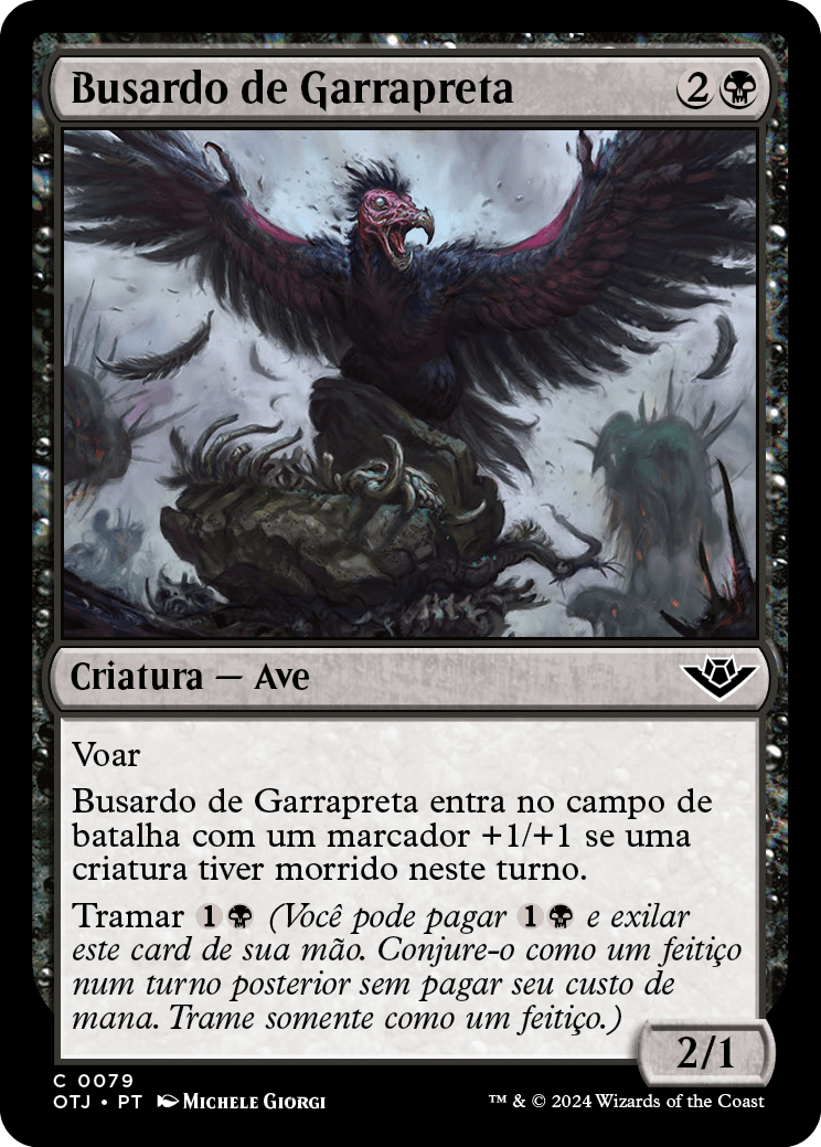 Busardo de Garrapreta / Blacksnag Buzzard - Magic: The Gathering - MoxLand