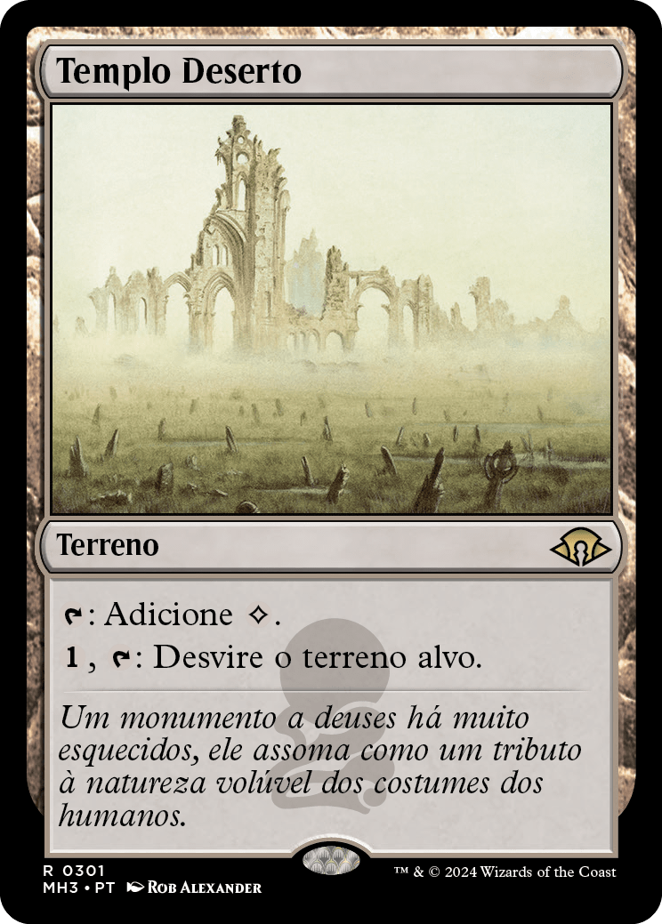 Templo Deserto / Deserted Temple - Magic: The Gathering - MoxLand