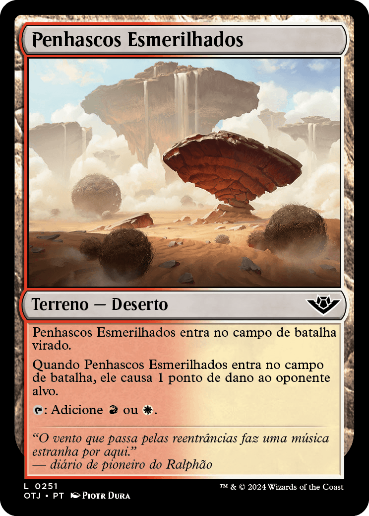 Penhascos Esmerilhados / Abraded Bluffs - Magic: The Gathering - MoxLand