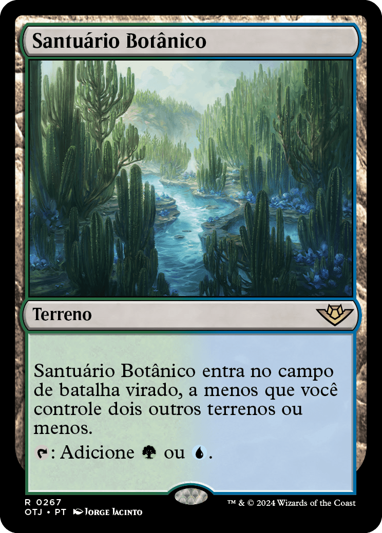 Santuário Botânico / Botanical Sanctum - Magic: The Gathering - MoxLand