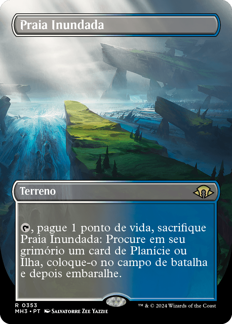 Praia Inundada / Flooded Strand - Magic: The Gathering - MoxLand