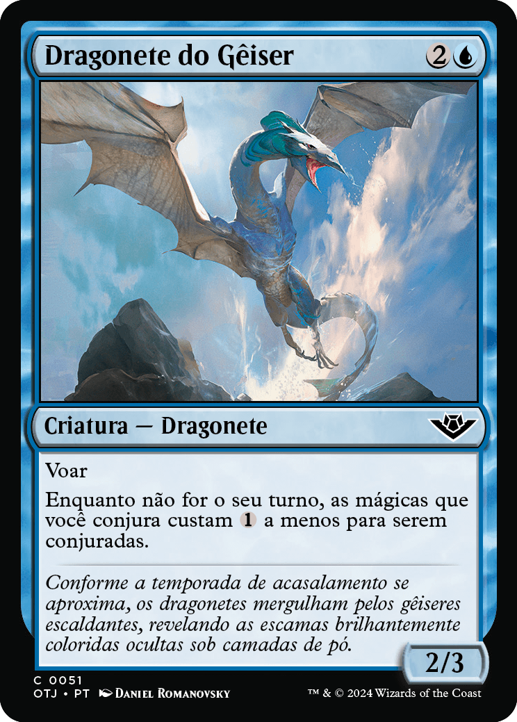 Dragonete do Gêiser / Geyser Drake - Magic: The Gathering - MoxLand