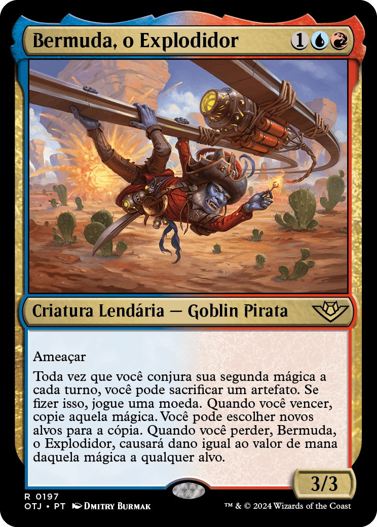 Bermuda, o Explodidor / Breeches, the Blastmaker - Magic: The Gathering - MoxLand