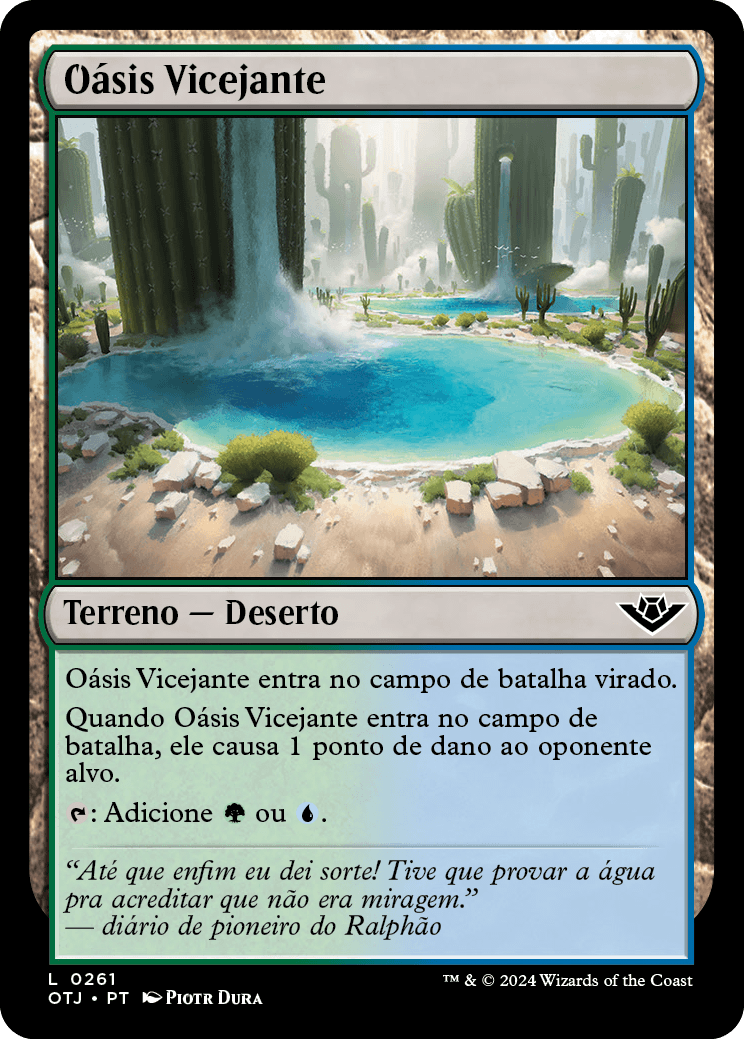 Oásis Vicejante / Lush Oasis - Magic: The Gathering - MoxLand