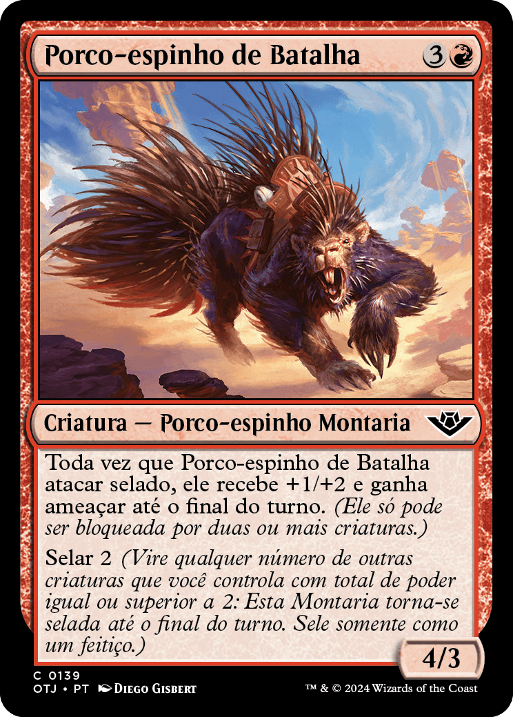 Porco-espinho de Batalha / Quilled Charger - Magic: The Gathering - MoxLand