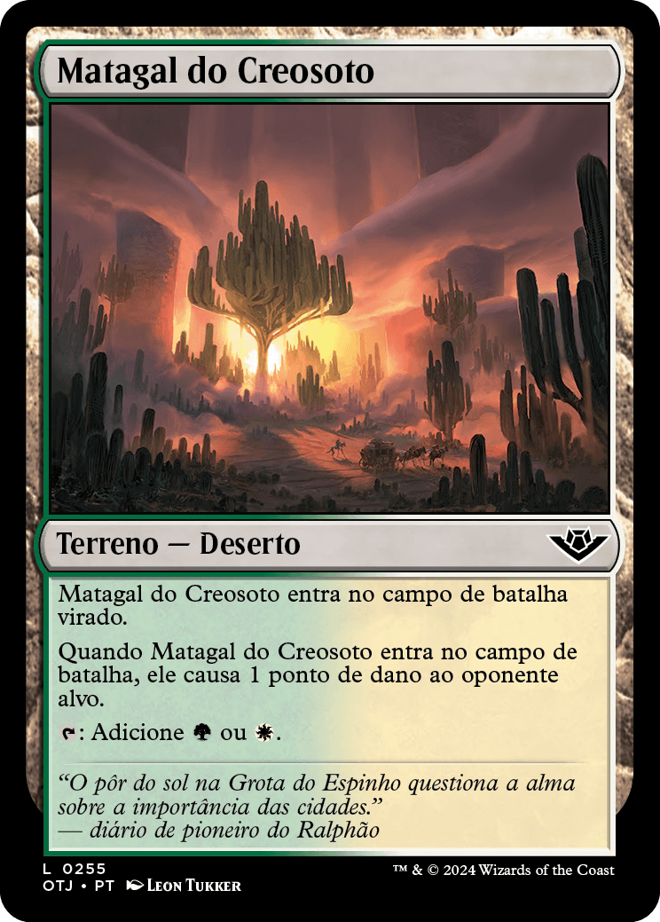 Matagal do Creosoto / Creosote Heath - Magic: The Gathering - MoxLand
