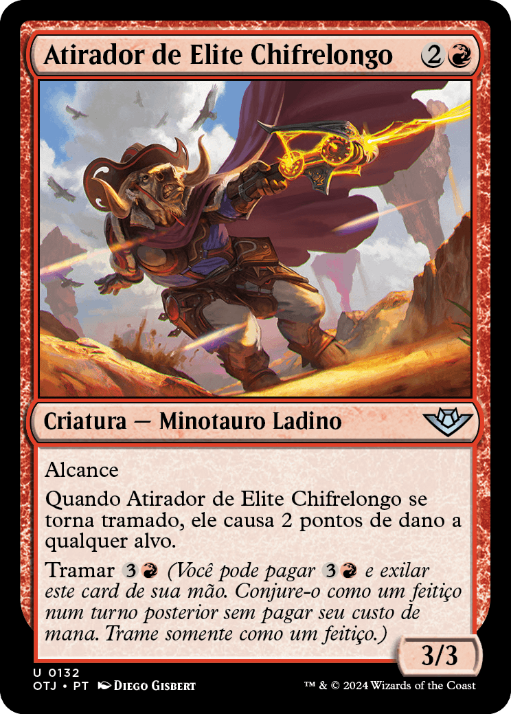Atirador de Elite Chifrelongo / Longhorn Sharpshooter - Magic: The Gathering - MoxLand