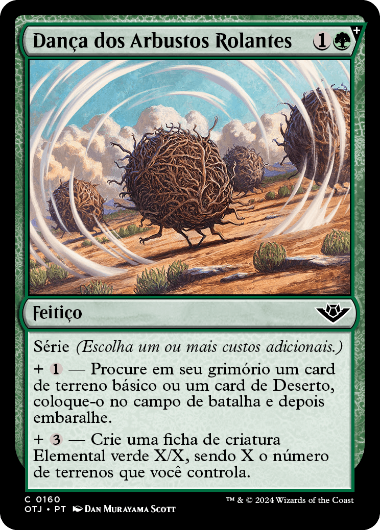 Dança dos Arbustos Rolantes / Dance of the Tumbleweeds - Magic: The Gathering - MoxLand