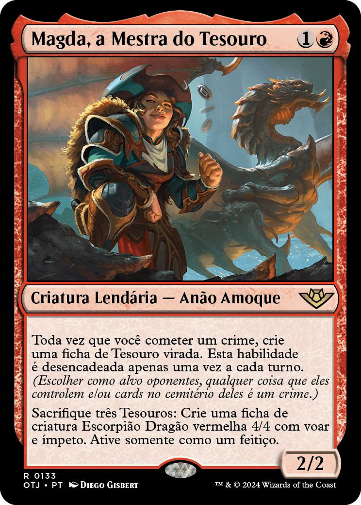 Magda, a Mestra do Tesouro / Magda, the Hoardmaster - Magic: The Gathering - MoxLand
