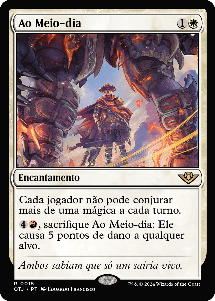 Ao Meio-dia / High Noon - Magic: The Gathering - MoxLand