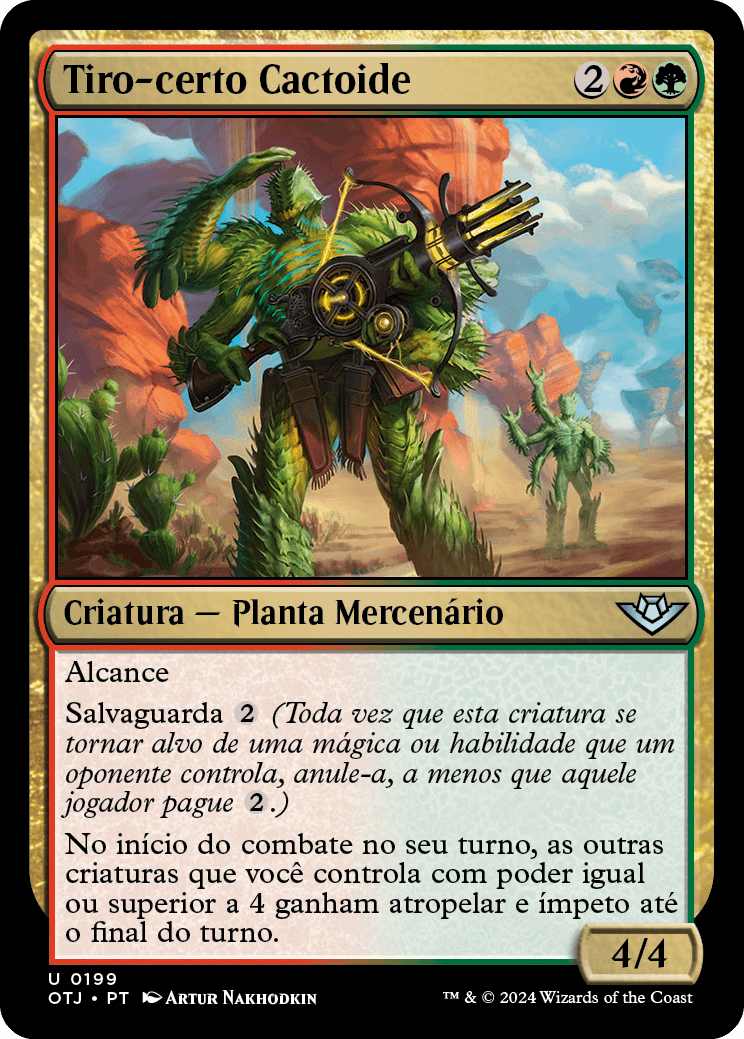 Tiro-certo Cactoide / Cactusfolk Sureshot - Magic: The Gathering - MoxLand