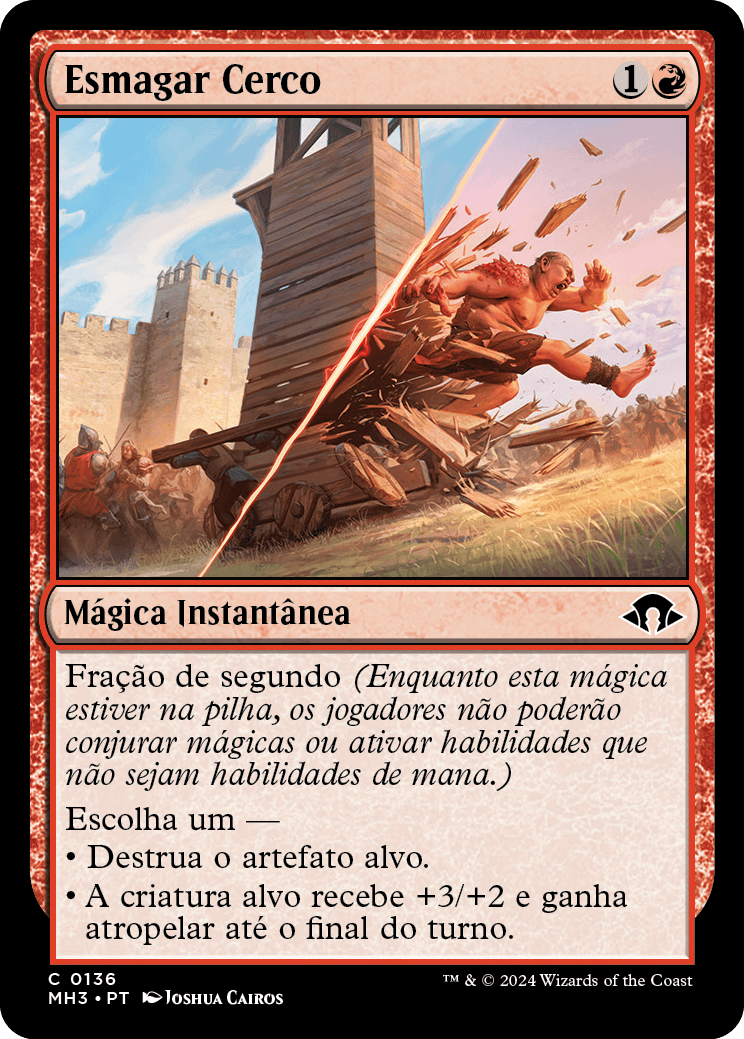 Esmagar Cerco / Siege Smash - Magic: The Gathering - MoxLand