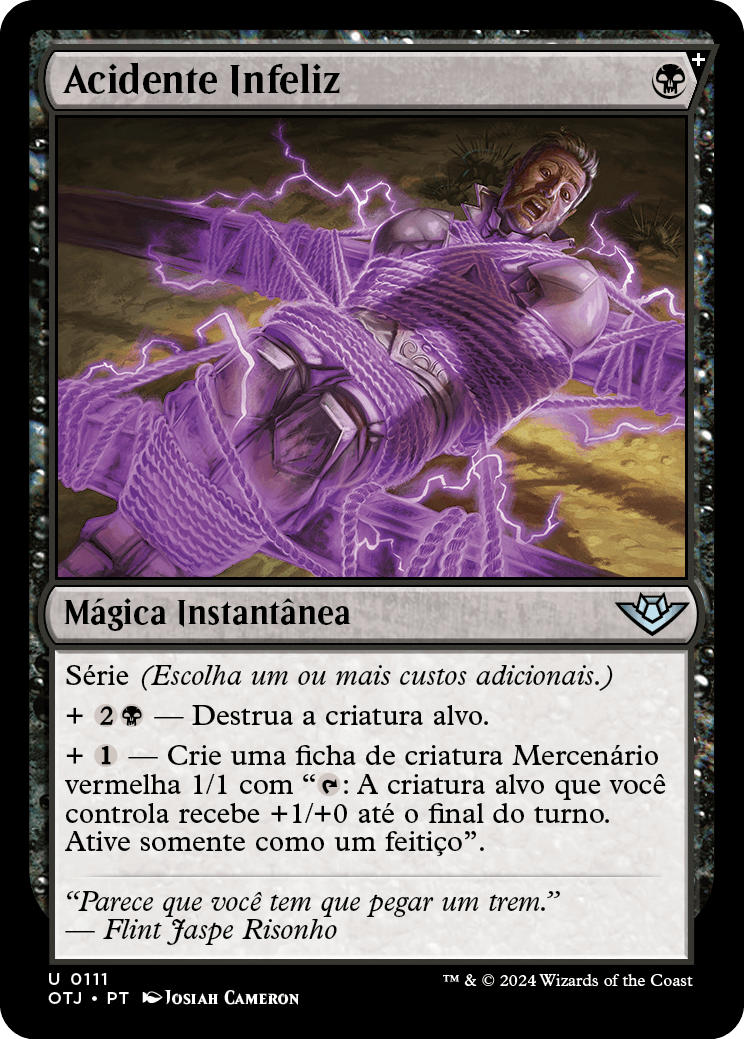 Acidente Infeliz / Unfortunate Accident - Magic: The Gathering - MoxLand