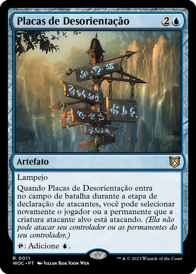Placas de Desorientação / Misleading Signpost - Magic: The Gathering - MoxLand
