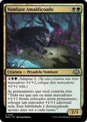 Vombate Amaldiçoado / Cursed Wombat - Magic: The Gathering - MoxLand
