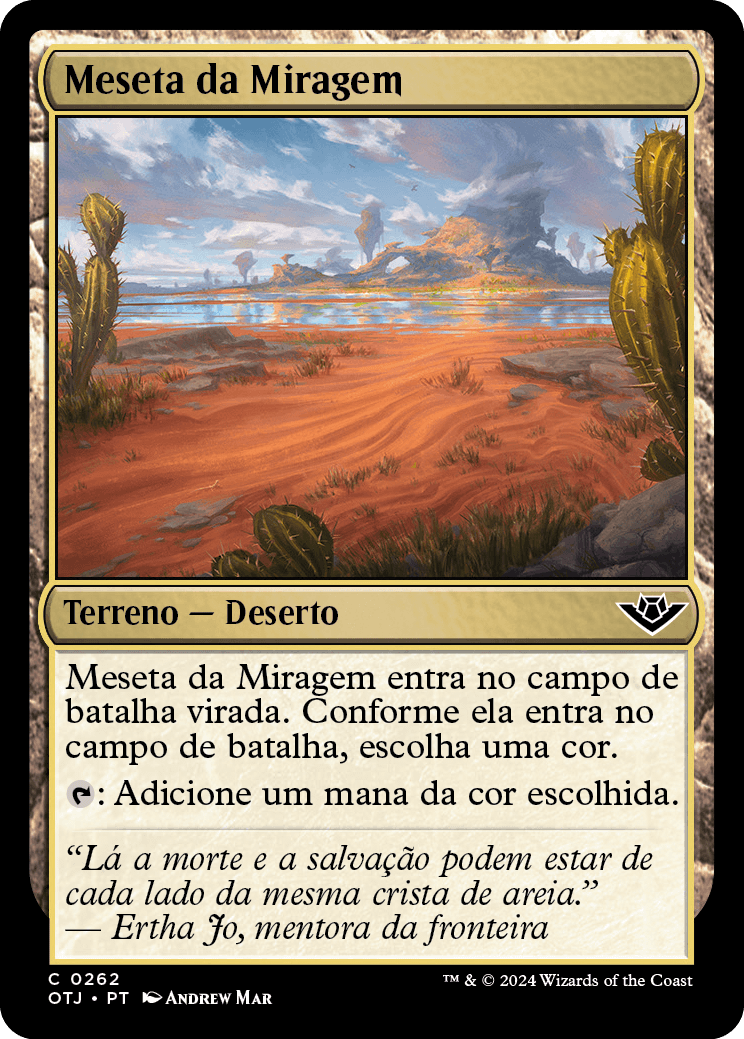 Meseta da Miragem / Mirage Mesa - Magic: The Gathering - MoxLand