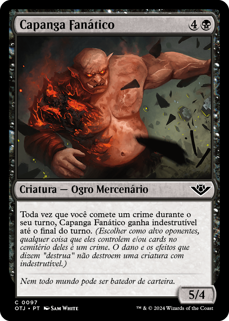 Capanga Fanático / Overzealous Muscle - Magic: The Gathering - MoxLand