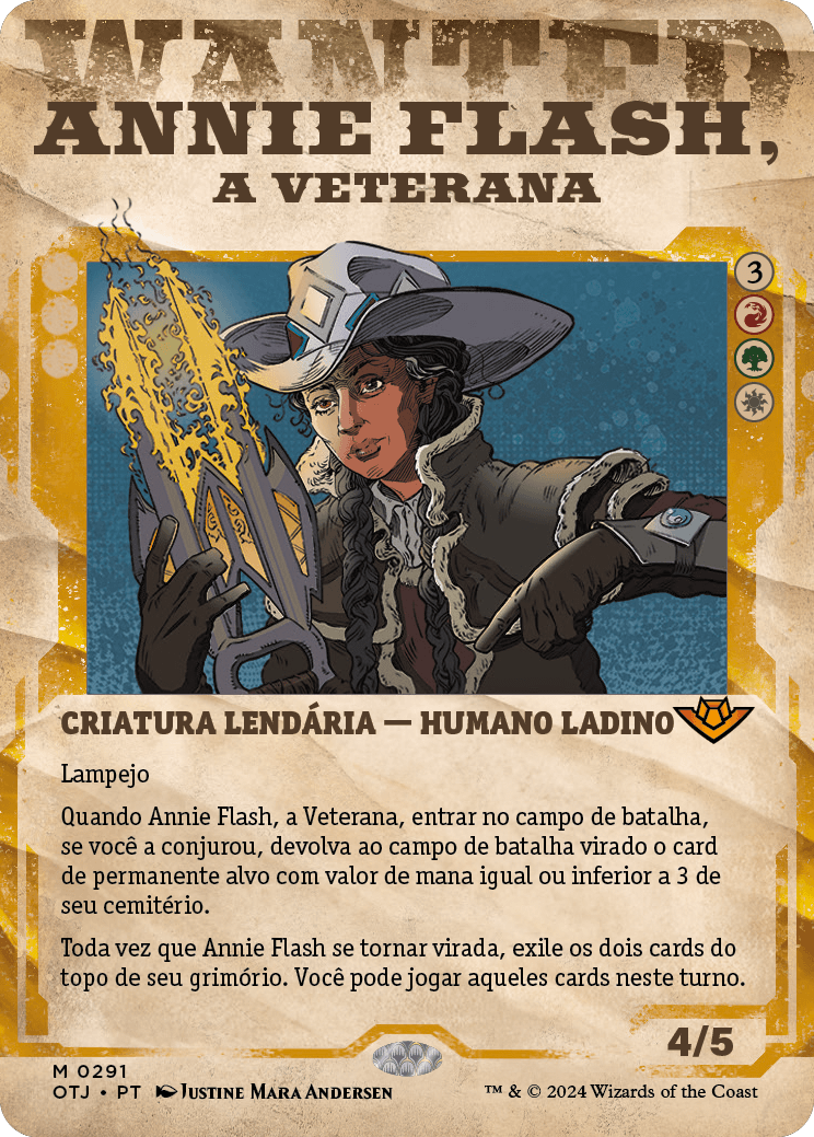 Annie Flash, a Veterana / Annie Flash, the Veteran - Magic: The Gathering - MoxLand