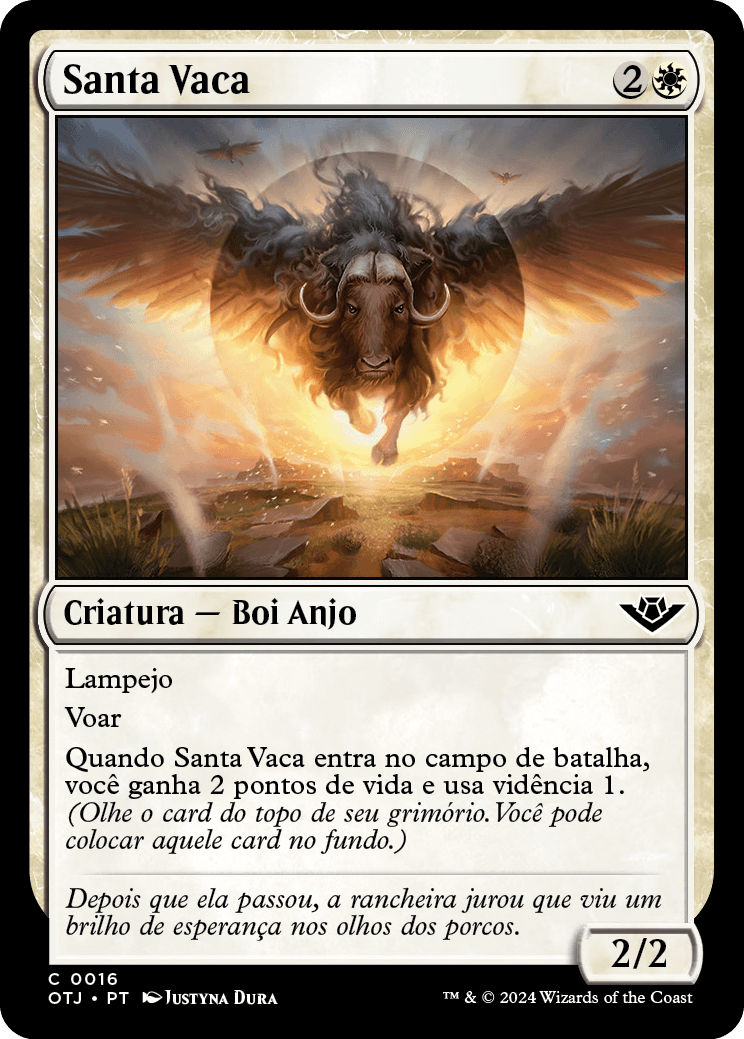 Santa Vaca / Holy Cow - Magic: The Gathering - MoxLand