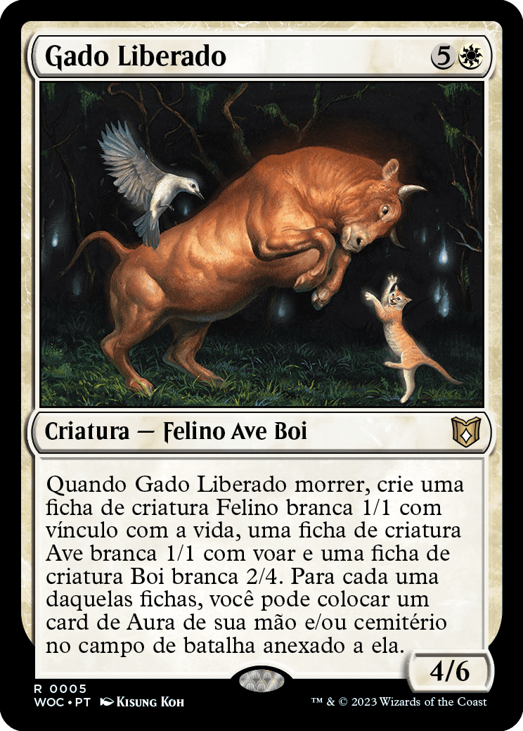 Gado Liberado / Liberated Livestock - Magic: The Gathering - MoxLand