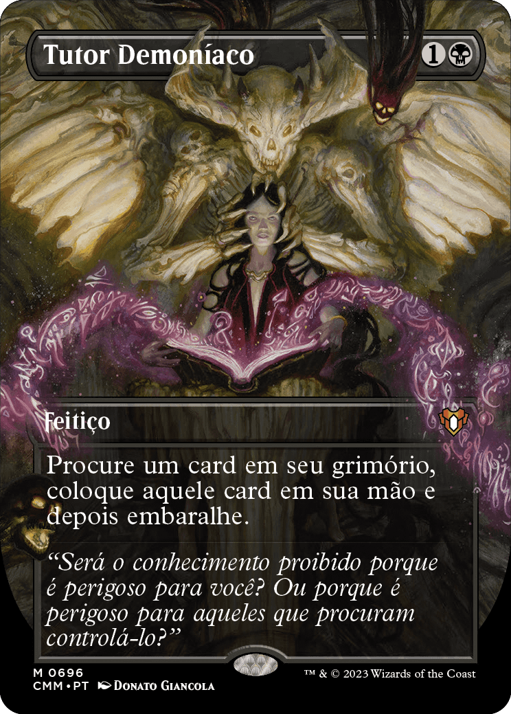 Tutor Demoníaco / Demonic Tutor - Magic: The Gathering - MoxLand