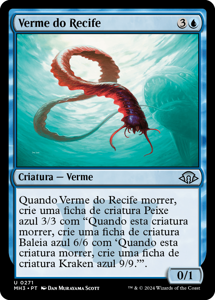 Verme do Recife / Reef Worm - Magic: The Gathering - MoxLand