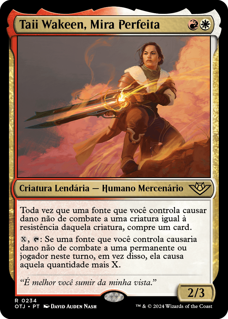 Taii Wakeen, Mira Perfeita / Taii Wakeen, Perfect Shot - Magic: The Gathering - MoxLand