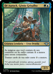 Dr Aurock, Gênio Grisalho / Doc Aurlock, Grizzled Genius - Magic: The Gathering - MoxLand