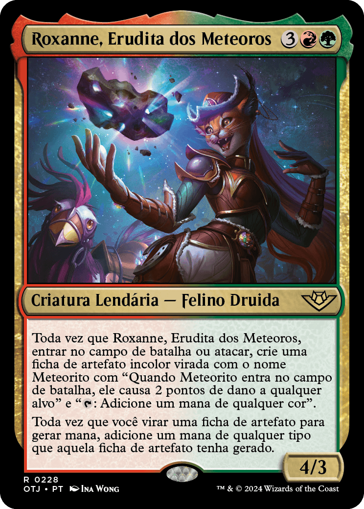 Roxanne, Erudita dos Meteoros / Roxanne, Starfall Savant - Magic: The Gathering - MoxLand