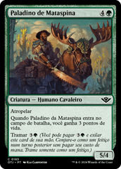 Paladino de Mataspina / Spinewoods Paladin - Magic: The Gathering - MoxLand