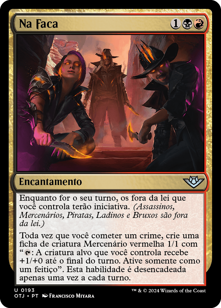 Na Faca / At Knifepoint - Magic: The Gathering - MoxLand